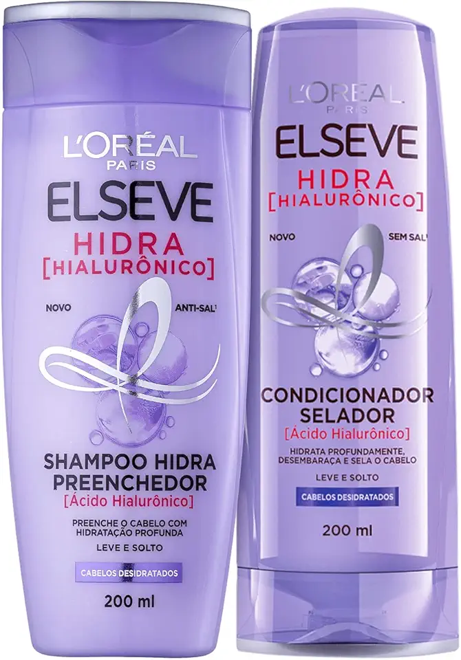 Kit Elseve L'Oréal Paris Hidra Hialurônico Duo (2 Produtos)