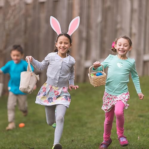 Miniatura 3 de PRETYZOOM Juego de 3 piezas de disfraz de conejo de Pascua, cola de moño y orejas de conejo, juego de cosplay para fiesta de Pascua, color negro