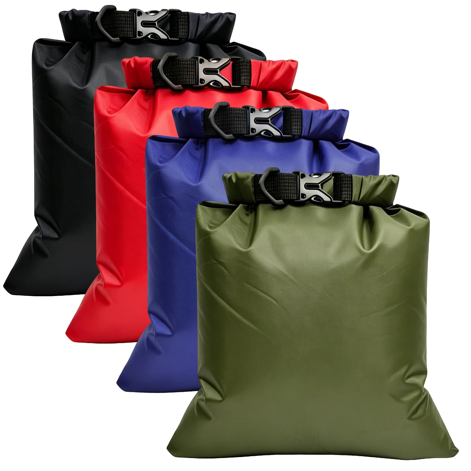 Houbobo 4 Pack Waterproof Dry Bags, 1.5L Lightweight Waterproof Dry Sacks