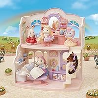 Vista 27 de Calico Critters Pony's Vanity Dresser Set, juego de casa de muñecas con figura y accesorios
