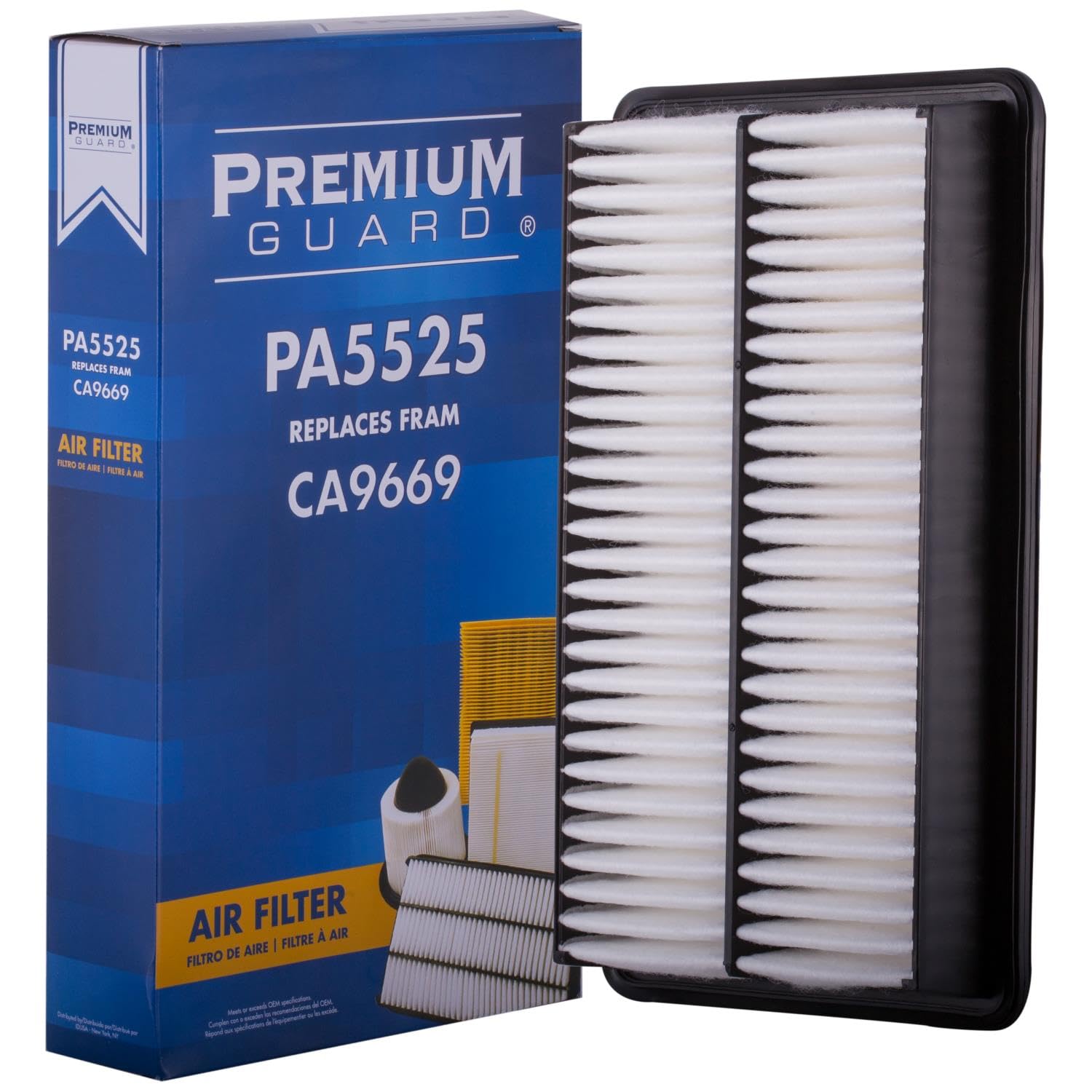 PG Engine Air Filter PA5525 | Fits 2007-2012 Mazda CX-7, 2003-2008 6