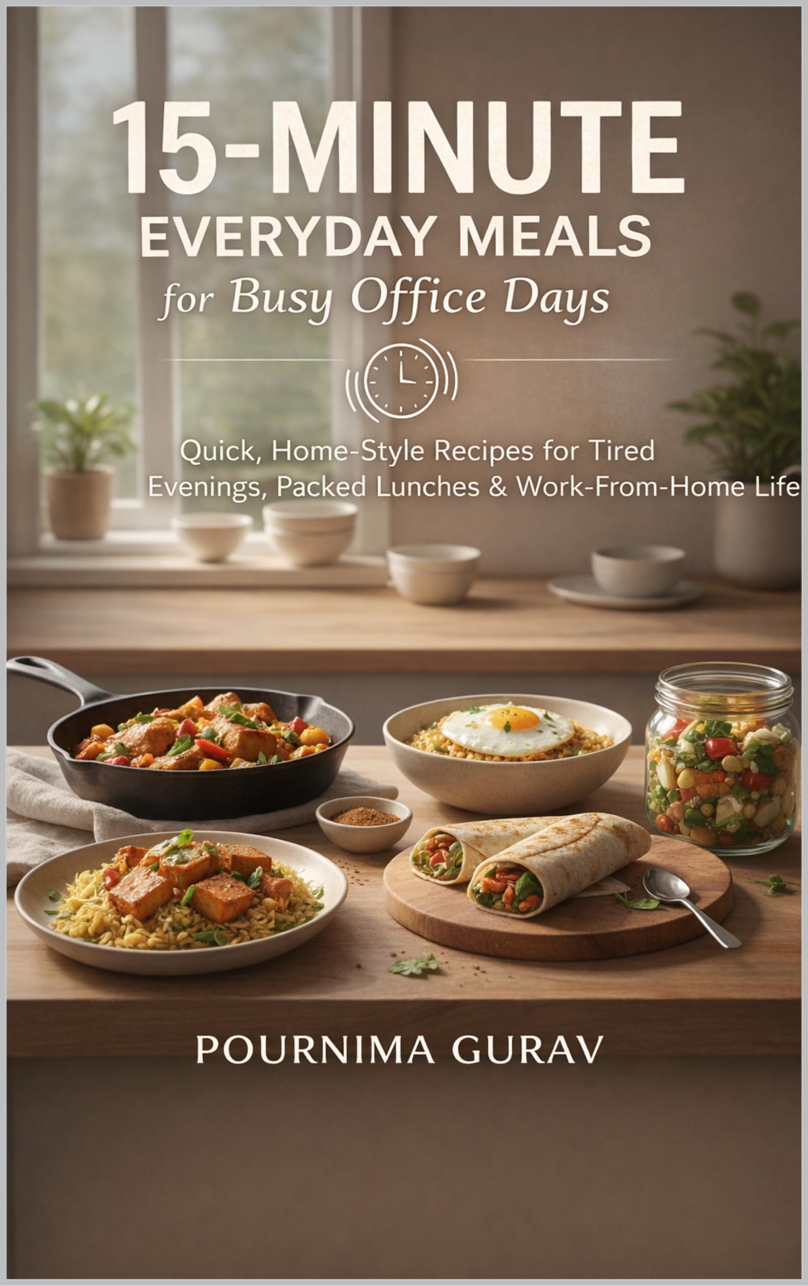 15-Minute Everyday Meals for Busy Office Days: Quick, Home-Style Recipes for Tired Evenings, Packed Lunches & Work-From-Home Life (English Edition)