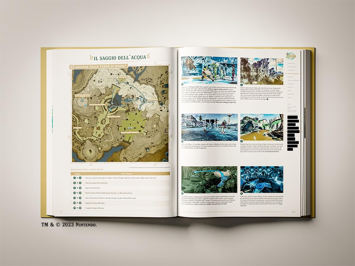 THE LEGEND OF ZELDA ™ : TEARS OF THE KINGDOM -LA GUIDA UFFICIALE COMPLETA - EDIZIONE STANDARD - IN ITALIANO