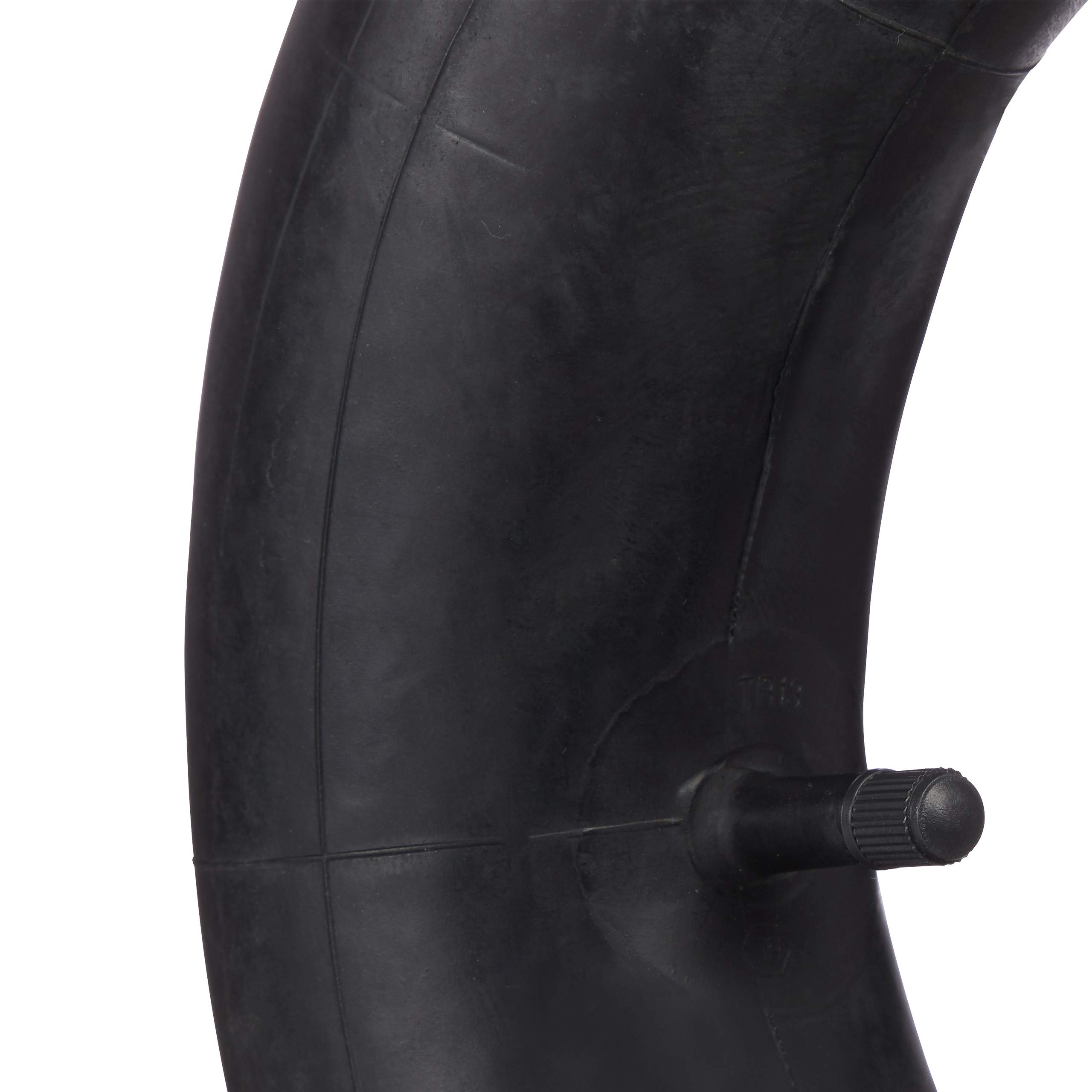 Relaxdays Rueda Carretilla con Cámara, Set de 2 Recambios, 3.50-8", Neumáticas, para Carros de Mano, hasta 154 kg, Negro