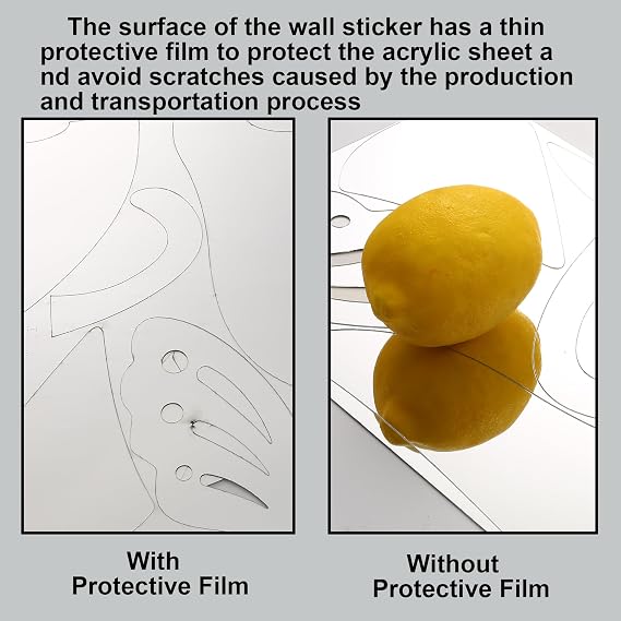 HNVNER Mirror Wall Decals - 3D Flower Wall Stickers Murals for Living Room Bedroom,DIY Walls Decor for TV Background and Sofa Backdrop (L, Mirror Silver)