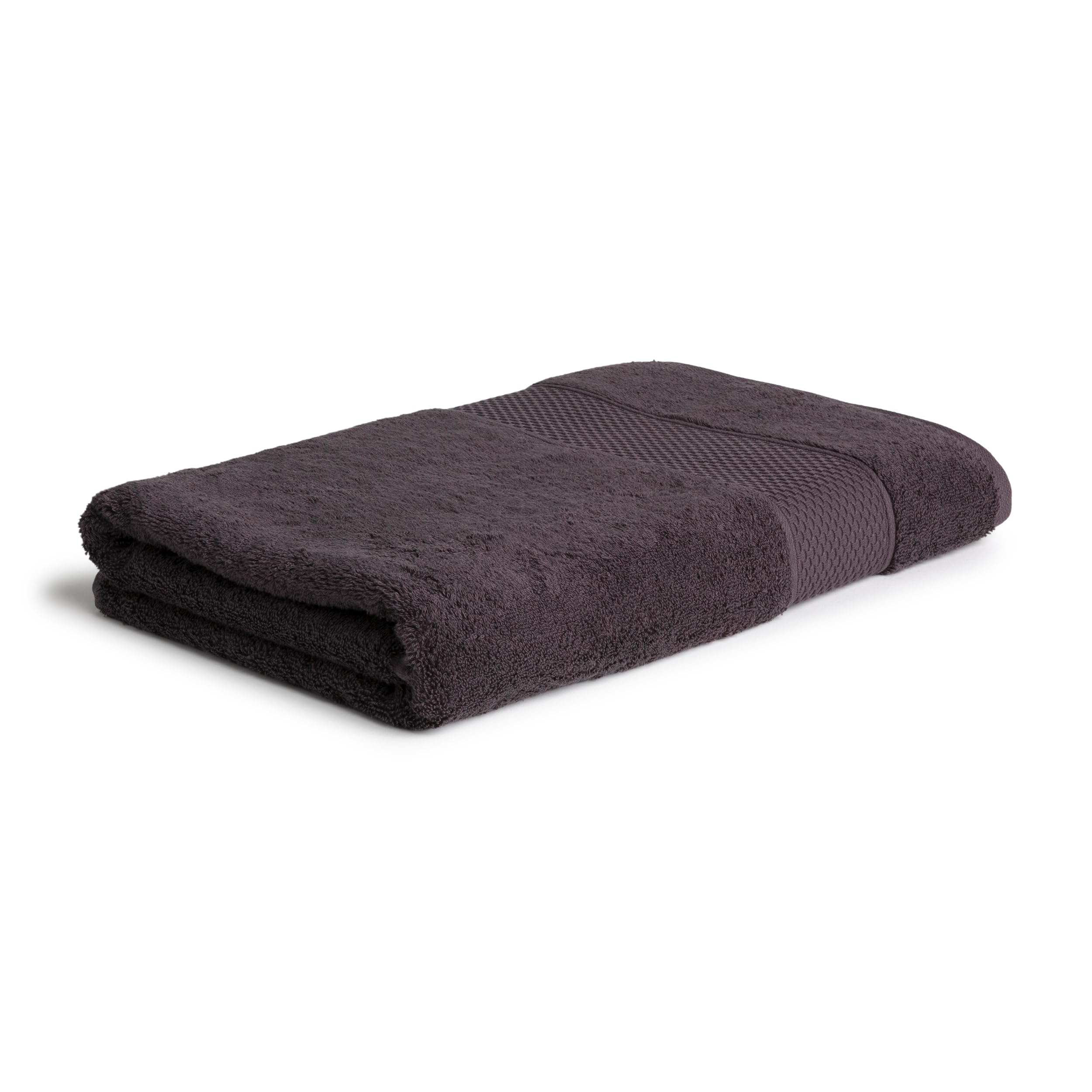 Serviette de douche Möve Pure contre la peau rêche, le coton égyptien graphite doux et absorbant