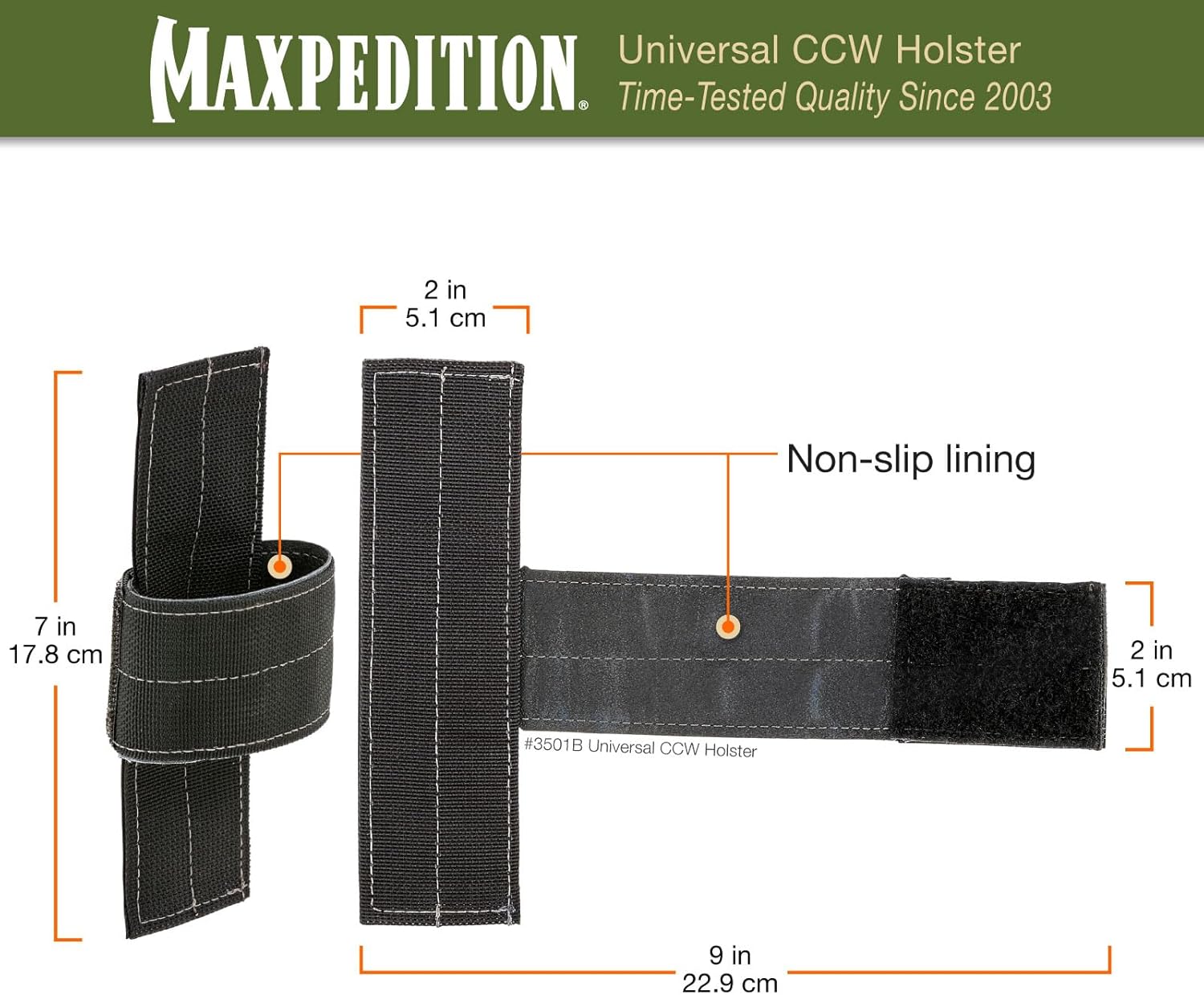 Maxpedition Universal CCW Holster (Black) - Image 11