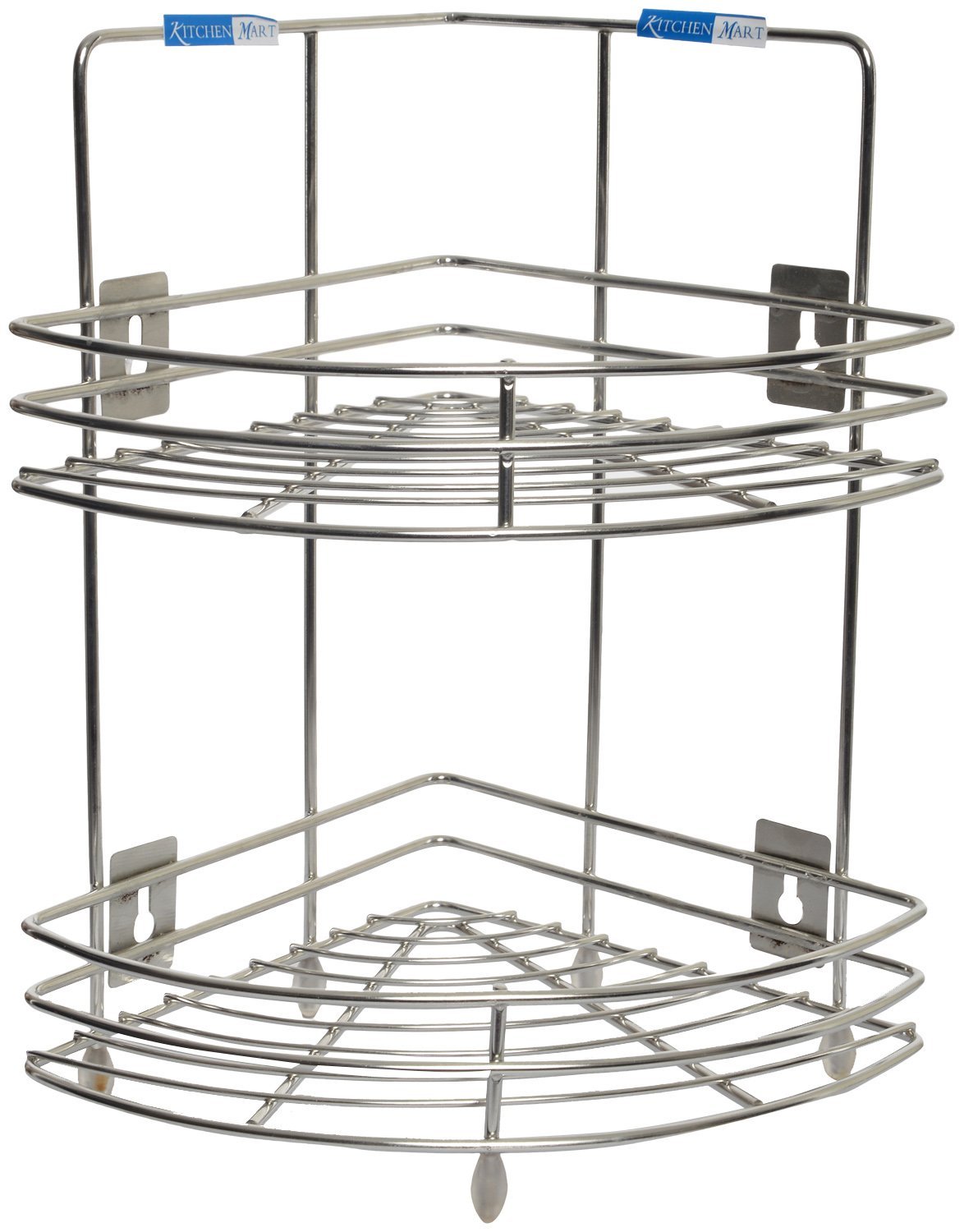 Buy Kitchen Mart Stainless Steel Corner Rack Stand, 22.5 cm x 31 cm x