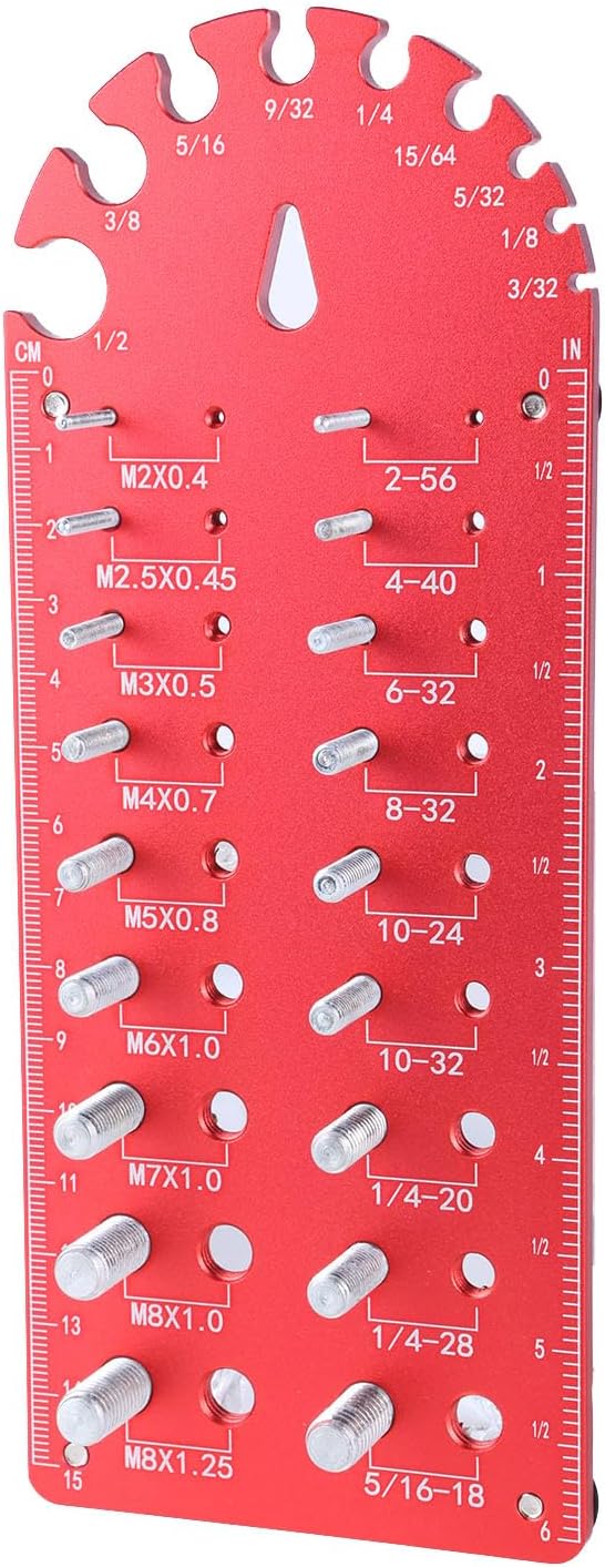 Precisions Bolts & Nut Gauge Tool With Quick Identification