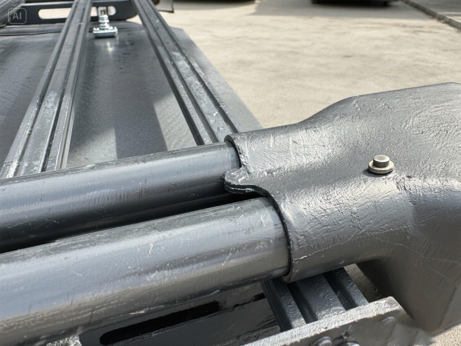 Roof Rack Fly Rod Holder with Reel Box - 1.5in ABS Pipe Mount, Roof Bracket, for Fishing Rods, Secure Vehicle Transport with Safety Latch
