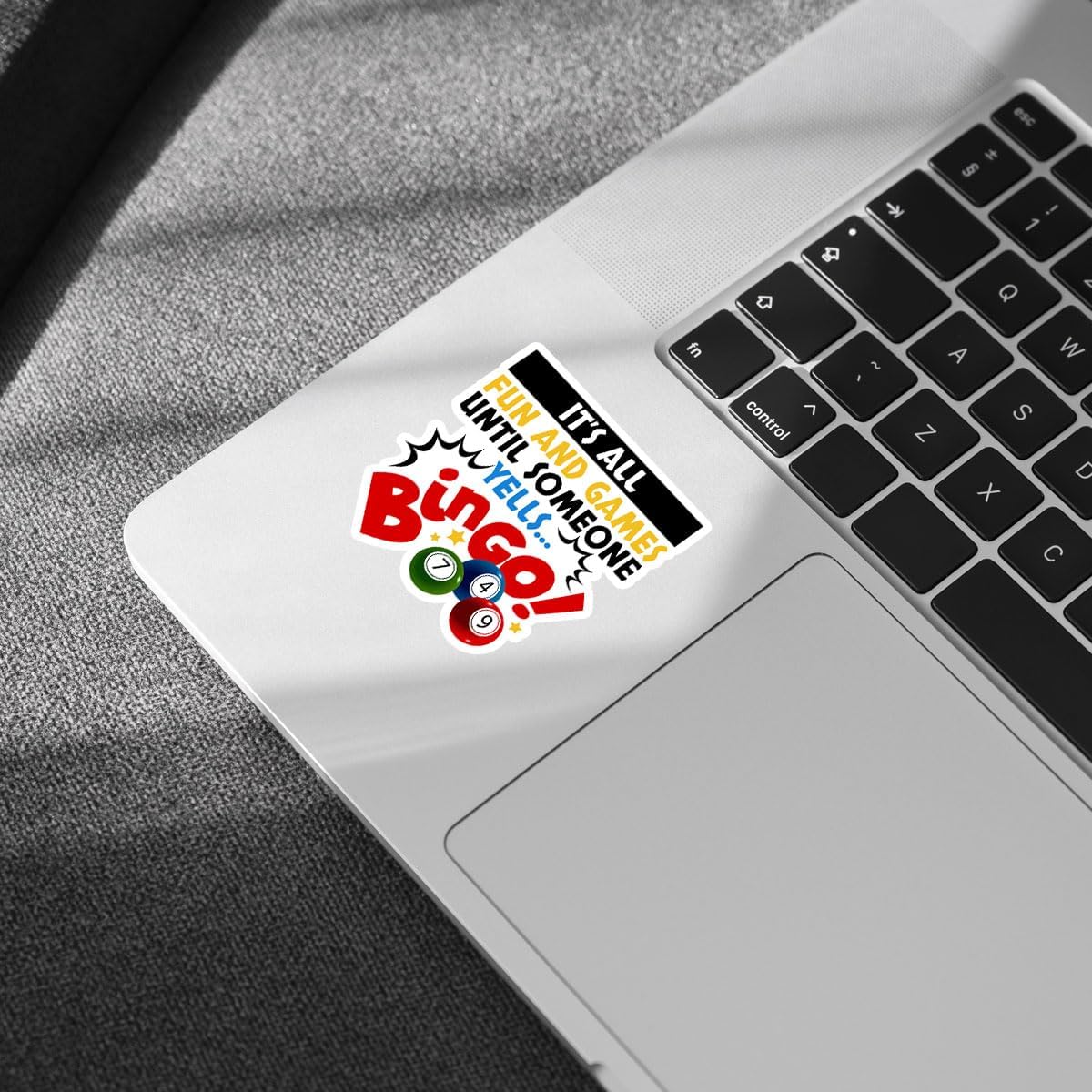 3Pcs It's All Fun and Games Until Someone Yells Bingo Sticker Bingo Lover image 3