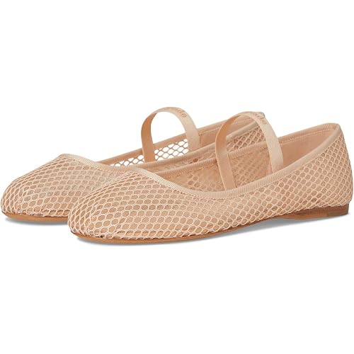 kate spade new york Riley Ballet Flat, Light Beige Mesh, 8