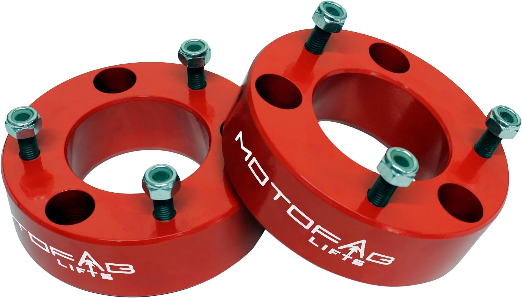MotoFab LiftsCH-2.5-RED - 2.5 in Front Leveling Lift Kit That is compatible with Chevy/Gmc Pickup