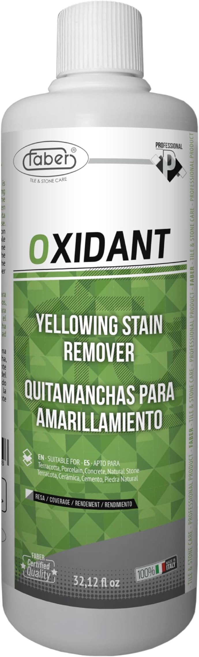 Faber Professional Oxidant Water Based Stain Remover for Tile and Stone 1L
