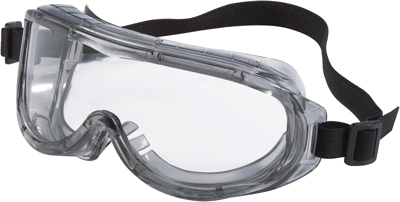 Professional Goggle, Clear Lens Provides Excellent Visibility, Impact-Resistant, Blocks 99.9% of UV, Indirect Ventilation