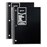 College Ruled Spiral Notebook, 70 Sheets, 7-1/2