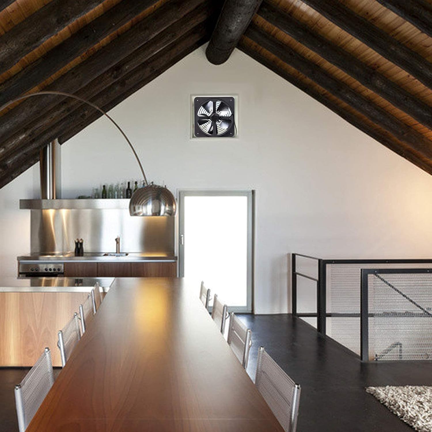 Best Seller ECO-WORTHY 60W Solar Attic Fan System with 38Wh Battery, DC Fan and 60W Solar Panel for Green House, Attic, Gable, Warehouse Cooling Ventilation