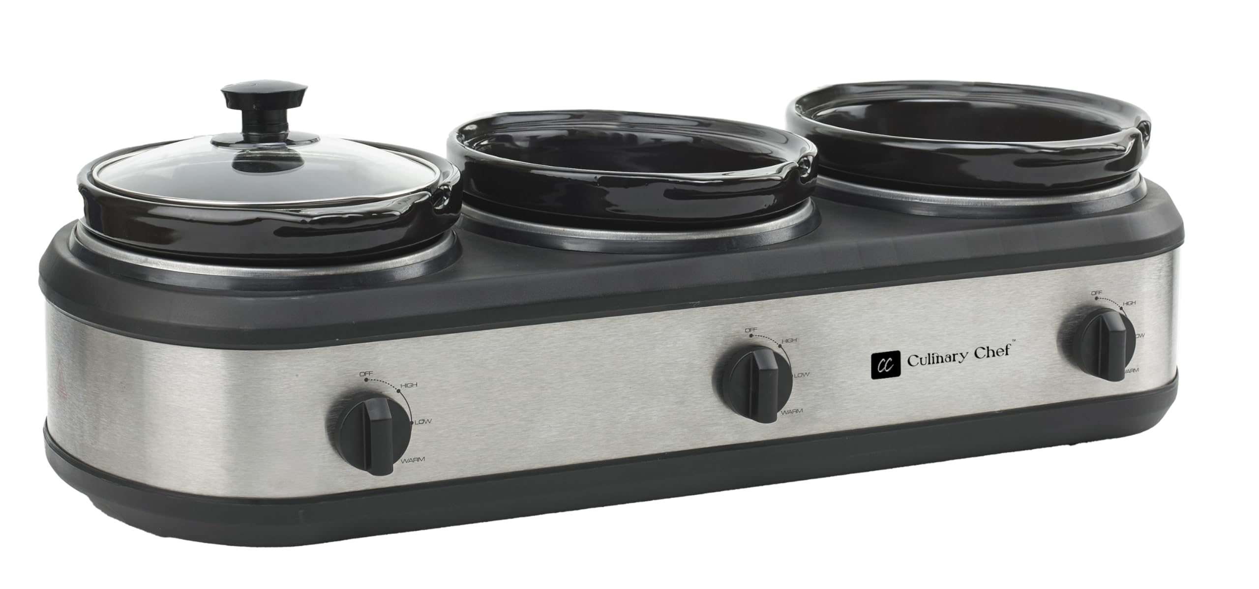 CULINARY CHEF Triple Slow Cooker