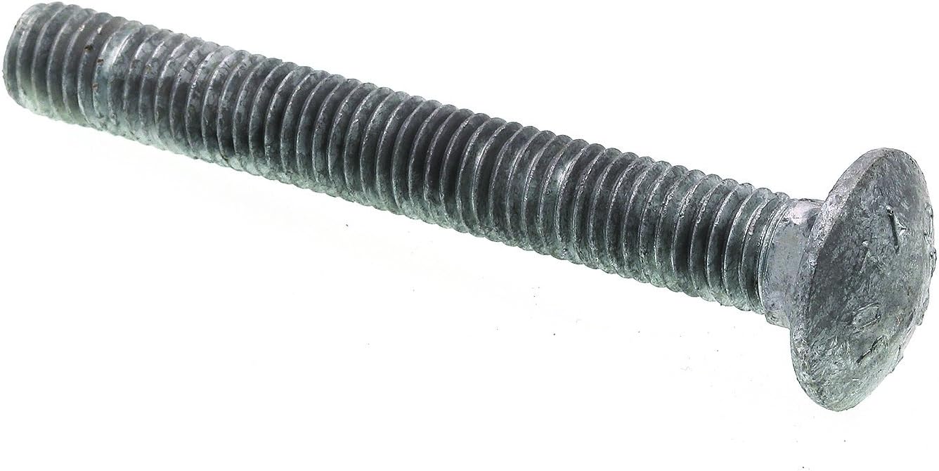 PrimeLine 9064540 Carriage Bolts, 1/2 in.13 X 4 in., A307 Grade A Hot