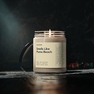 Smells Like Pismo Beach California Soy Wax Candle Pismo Beach Decoration Candle California glft San Luis Obispo Eco Friendly 9oz Candle, Scented Soy Candle, Home Decor Candle