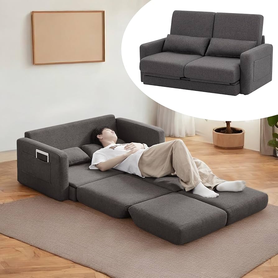 Canさん専用 3WAY 2人がけソファーベッド+洗えるソファーカバー付き Canさん専用 3WAY 2人がけソファーベッド+洗えるソファーカバー