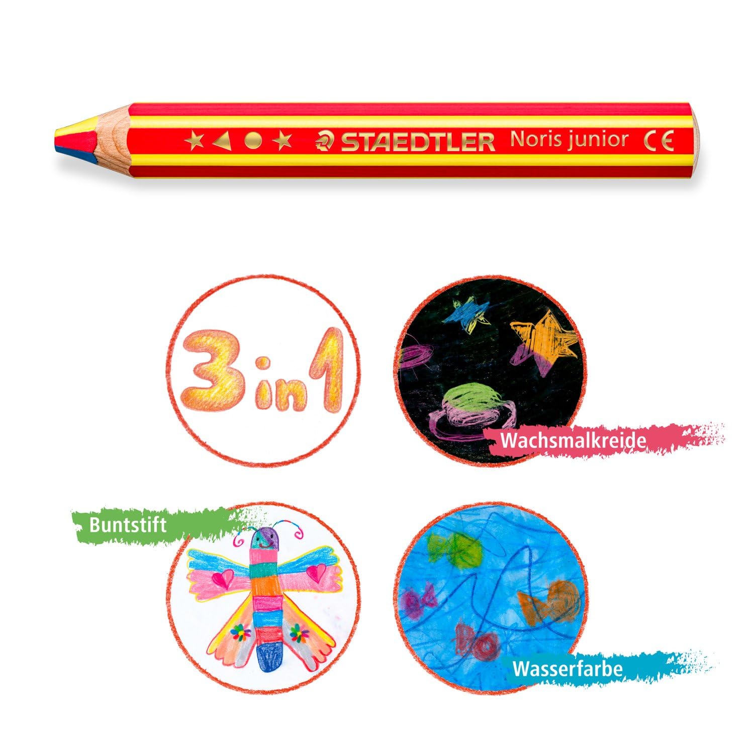 STAEDTLER Buntstift Noris junior 100% PEFC