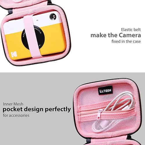 Miniatura 7 de LTGEM Funda rígida para cámara digital Kodak PRINTOMATIC o Kodak Smile con impresión instantánea digital, color rosa