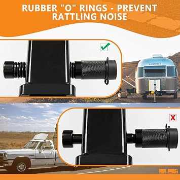 Trailer Hitch Locks, Hitch Lock with 5/8'' Dia 3-1/2 Long Pin Fits 2 and 2-1/2 Receiver Tubes, Class III IV Hitches, Trailer, Truck, Car and Boat Receiver Lock (Keys Alike 4 Pack)