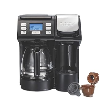 Hamilton Beach FlexBrew Trio 2-Way Coffee Maker, Compatible with K-Cup