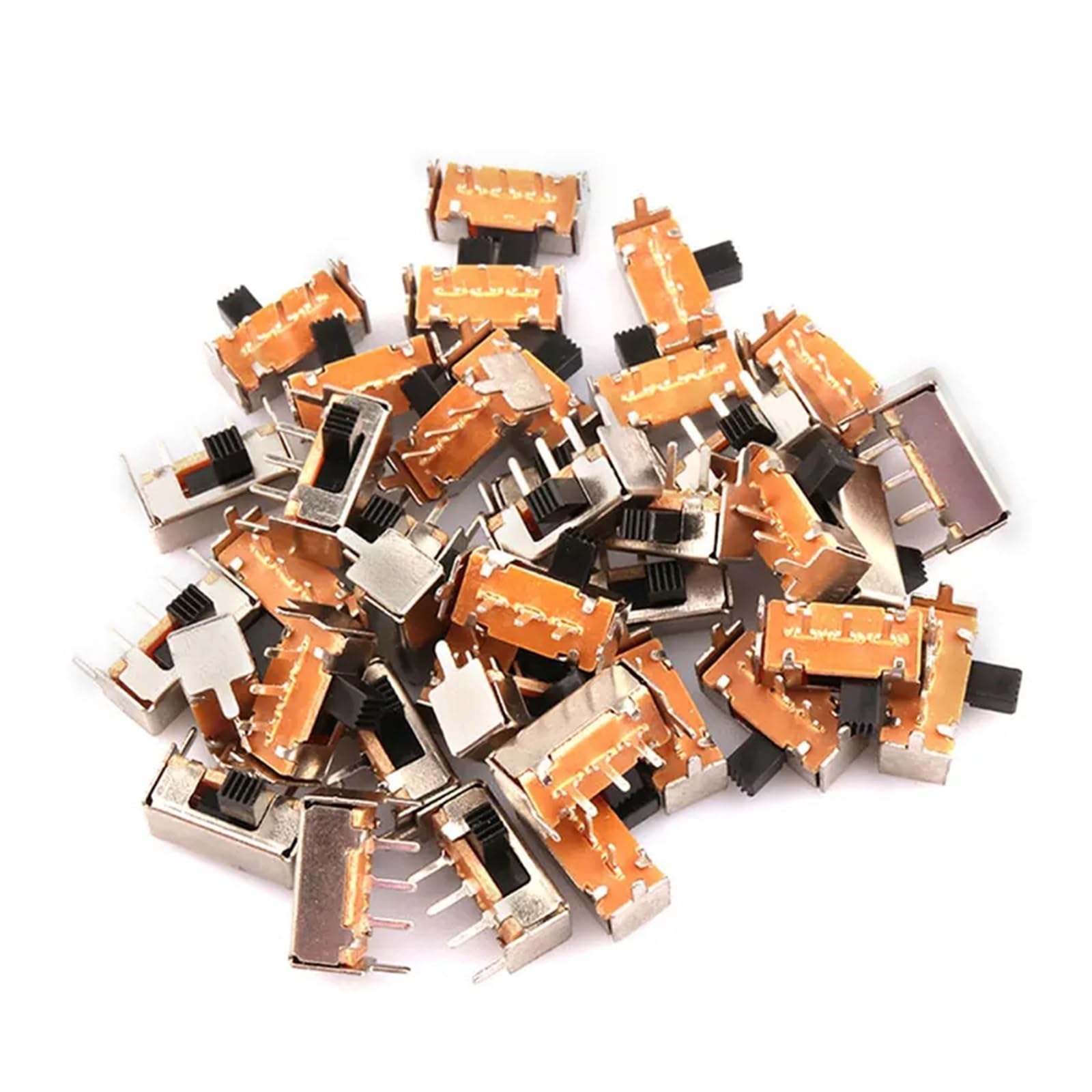 10 sztuk jeden i podwójny przełącznik w linii poziomy mały mikrofon ro przełącznik zasilania przesuwne pozycja wahania 2 biegi 3 biegi (O)