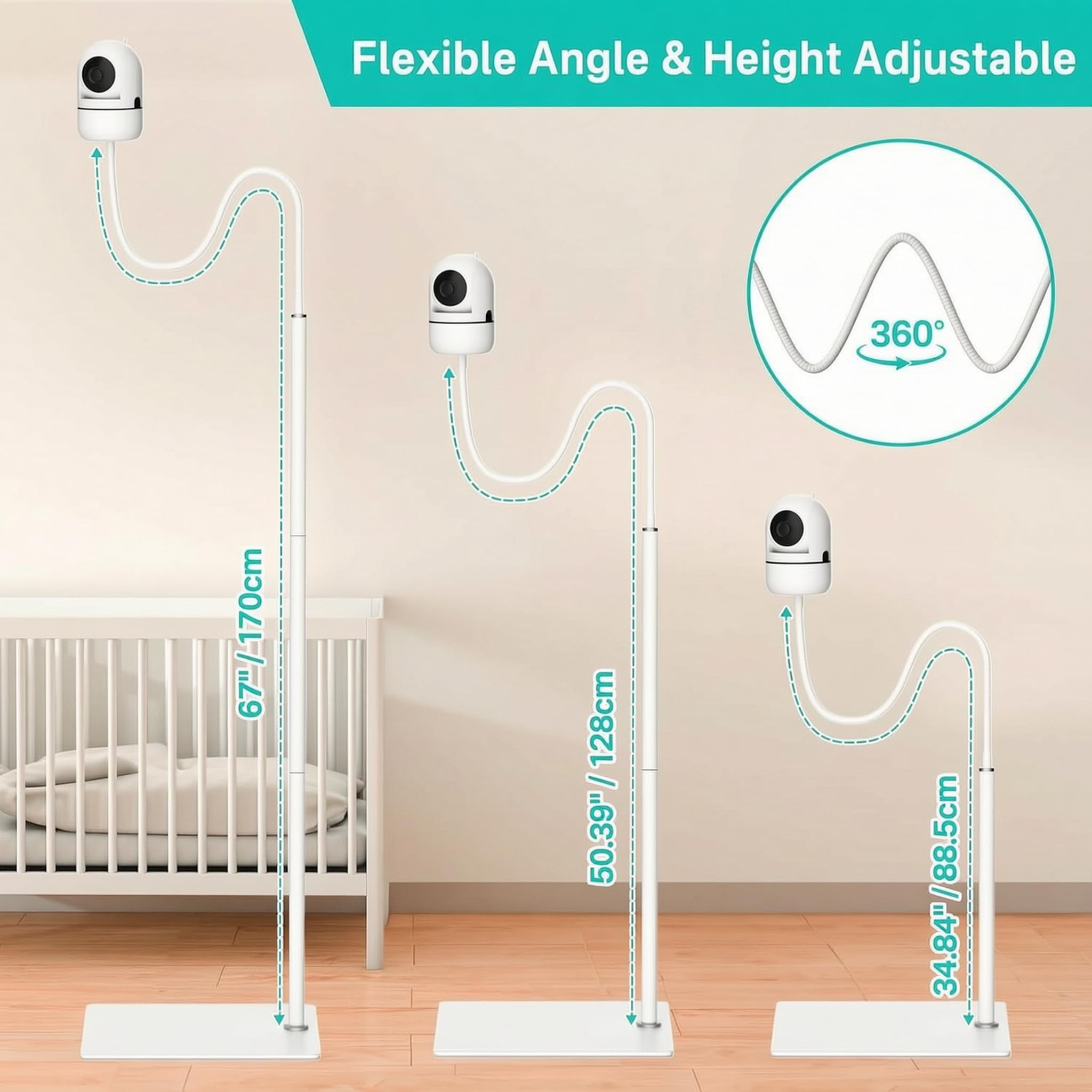 Soporte para bebés y Soporte metálico Compatible