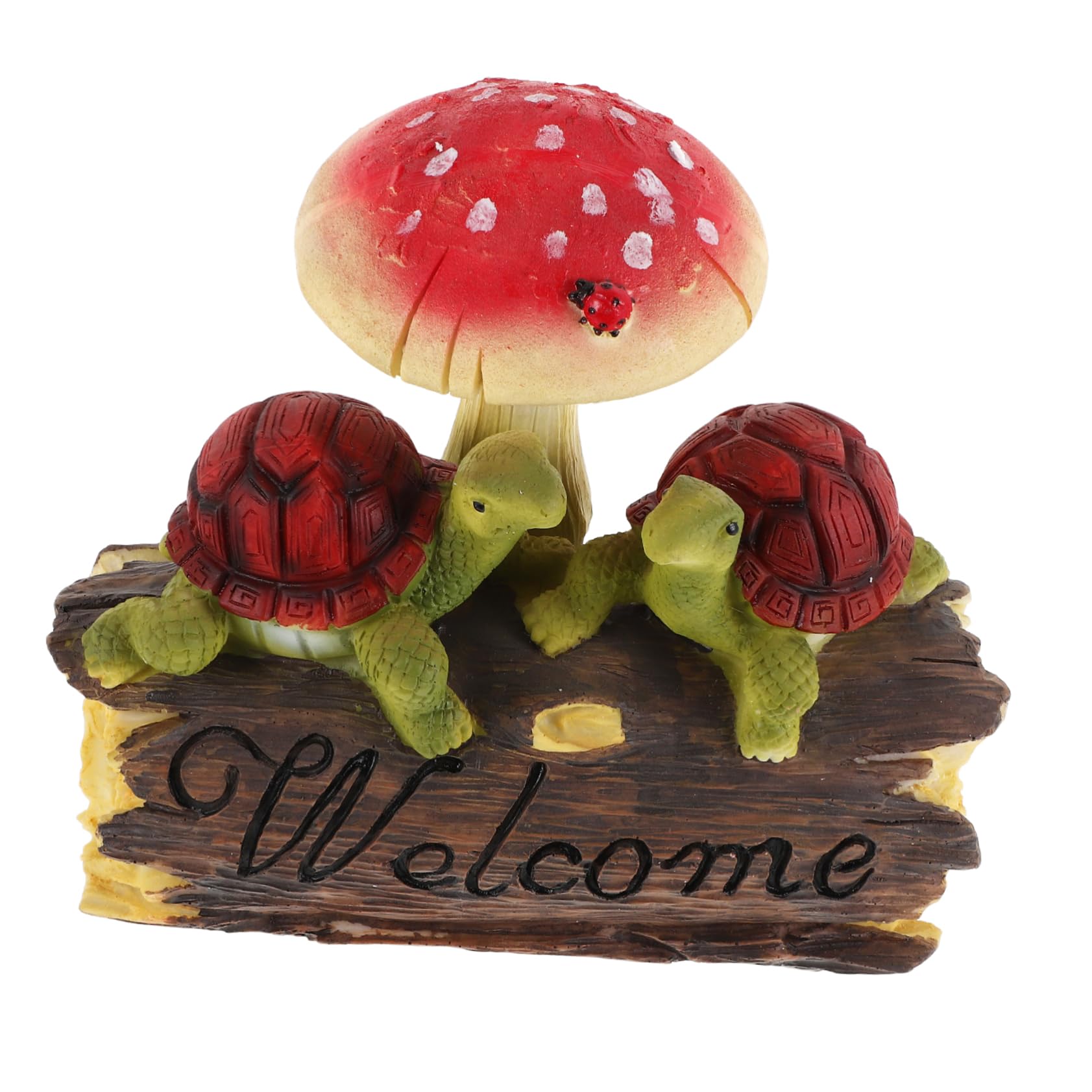 Statue de tortue résine étanche pour ornement de jardin et décoration extérieure pelouse