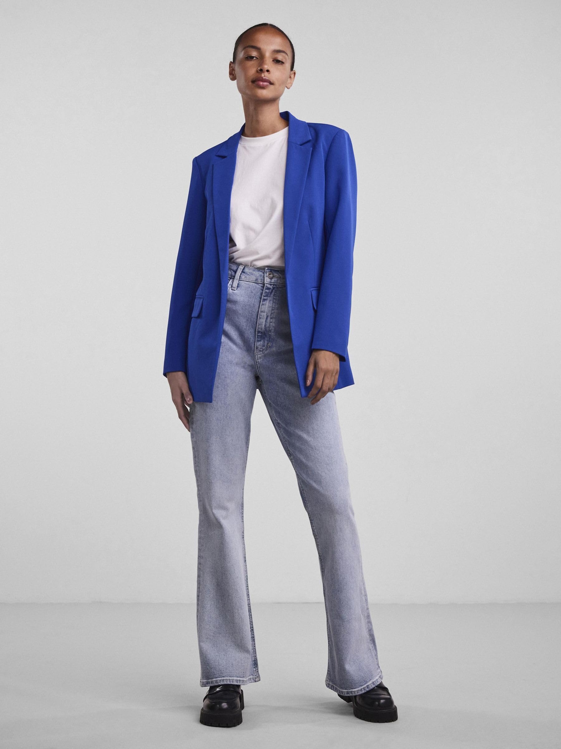 PIECES Blezerek Kobiety Pcbossy Ls Loose Blazer Noos