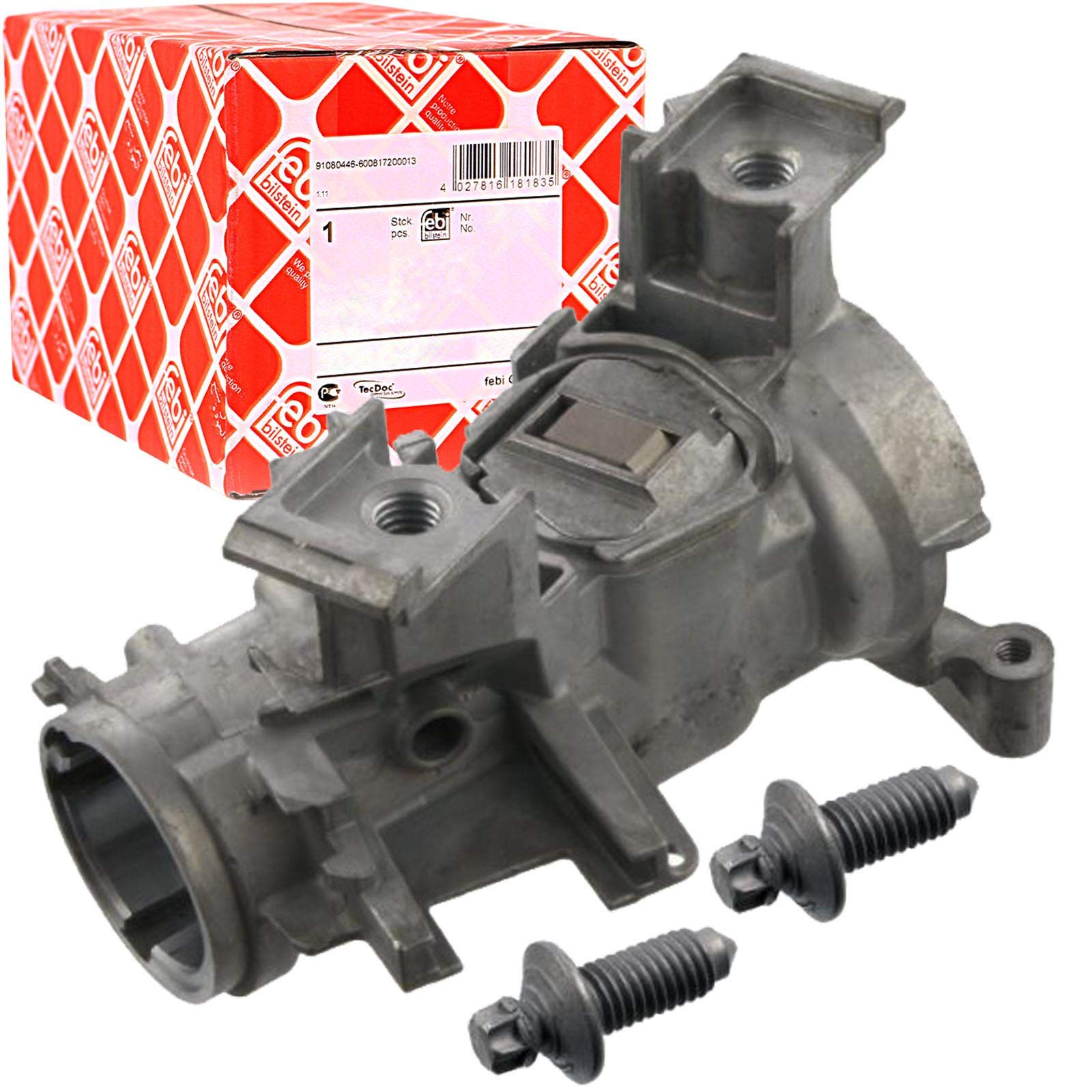 febi bilstein 101017 Zündschlossgehäuse mit Schrauben, 1 Stück