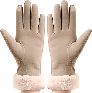 女性用 冬 手袋 - タッチスクリーン対応 保温 サイクリング用品 | 女性用 運転 手袋 - サイクリング、アウトドア、作業、ガーデニング、雪、キャンプ、ハイキング、通勤、旅行、運転、日常用