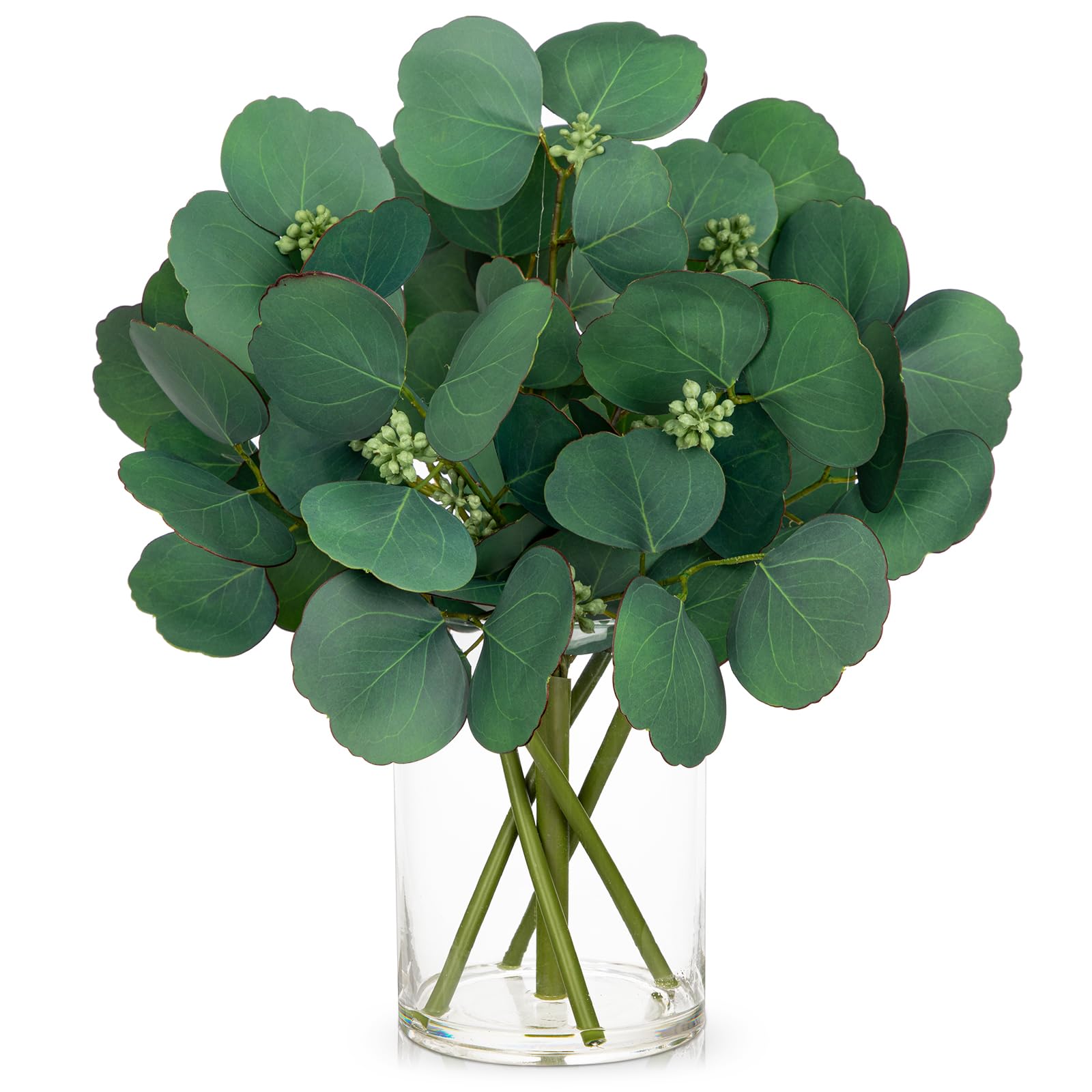 Eucalyptus artificiel en vase fini les plantes fannées déco salon