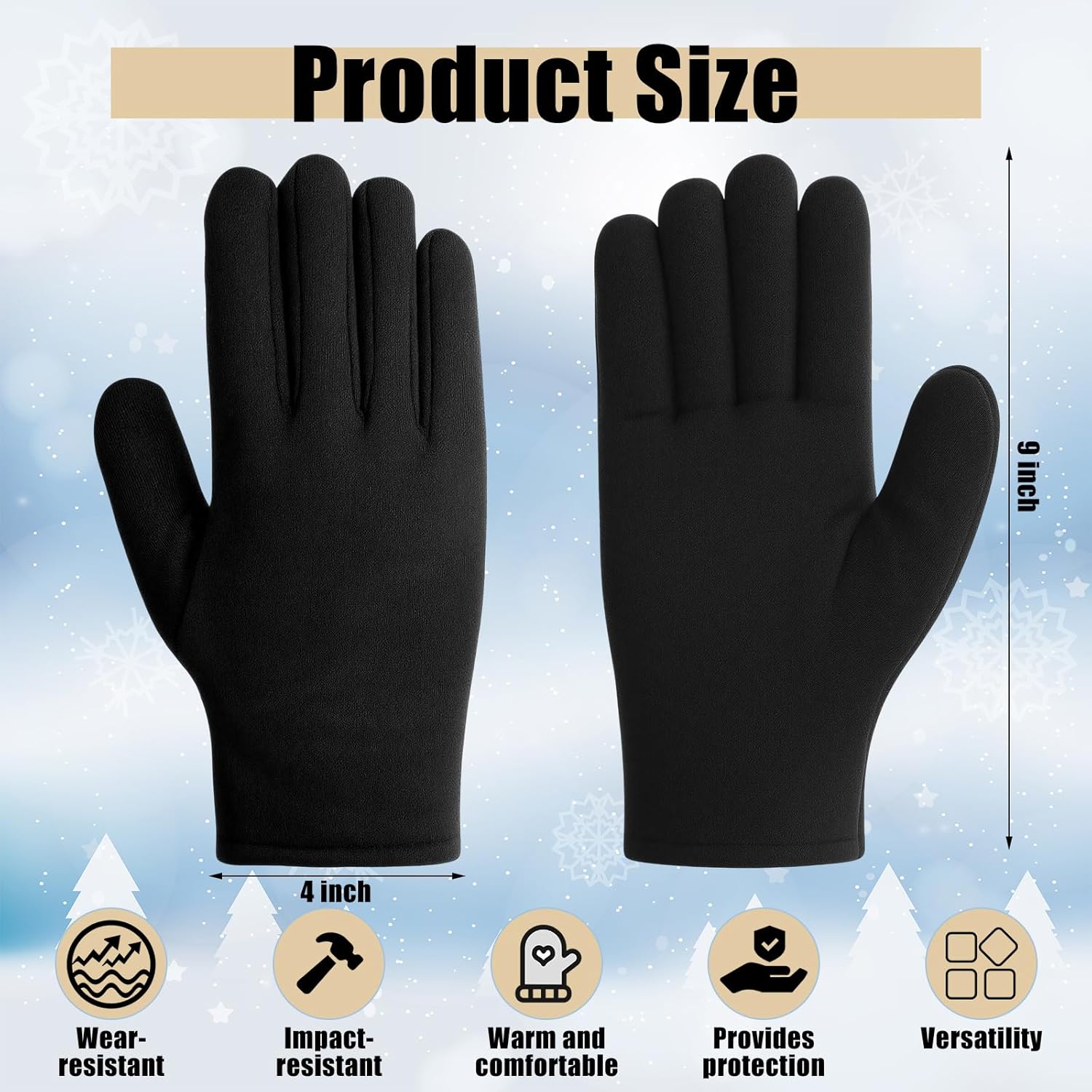 Chicingyou 60 Pairs Jersey Work Gloves Warm General Purpose Garden Gloves with Plush Lining for Men Woman Adult