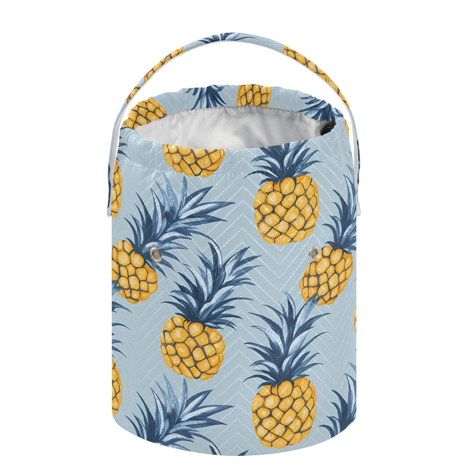 Yarn Storage Bag Small Crochet Bag Knitting Bag Organizer Pineapple Yarn Bags for Crocheting Basket