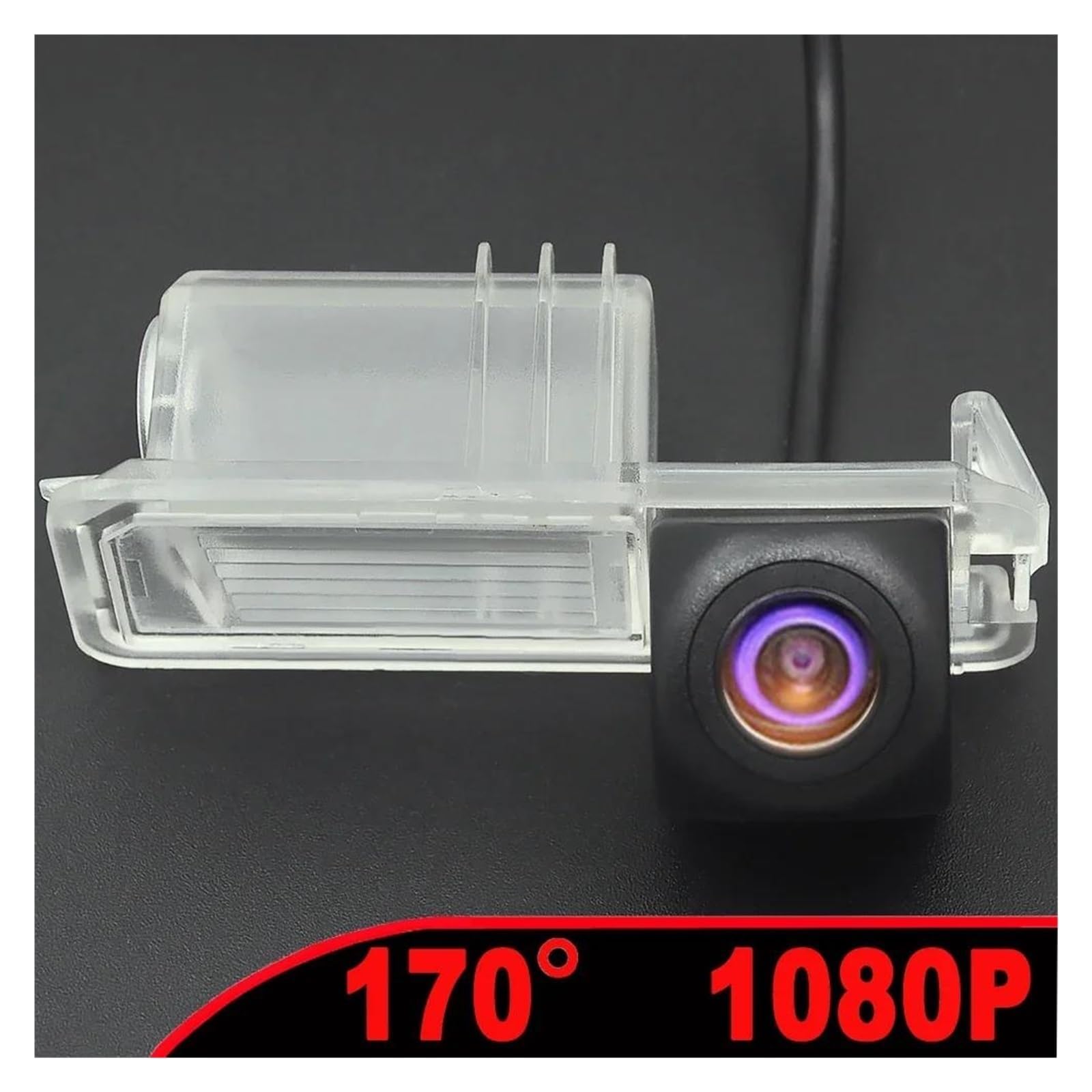 HD 1080P Resistente al Agua Cámara de visión Trasera para vehículo Especial, Ojo pez, HD, 1080P, AHD, 170 Grados, para V 6R/para Golf 6 Vi/para Passat CC(AHD-Dynamic)