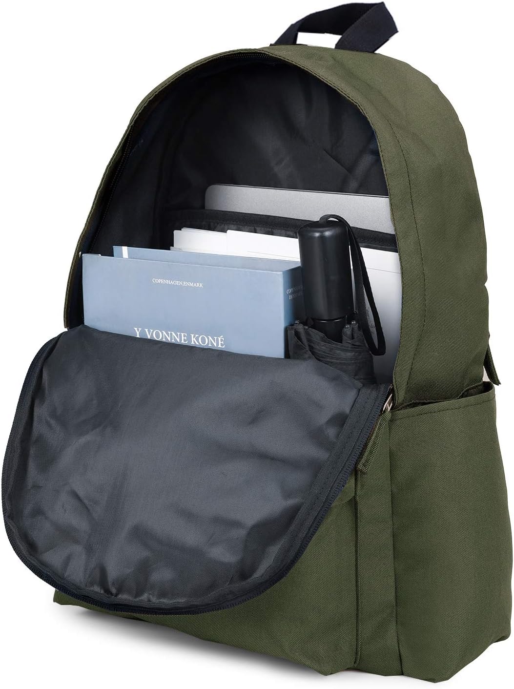 Vorspack Backpack for Men and Women - Basic Bookbag Casual Daypack Backpacks for College Work Travel - Image 5