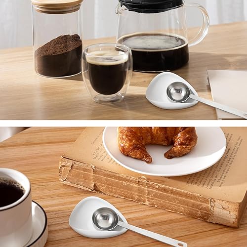 Miniatura 5 de Soporte para cuchara de café, soporte para cuchara pequeña para accesorios de barra de café, lindo soporte para cucharas de té, soporte para cuchara