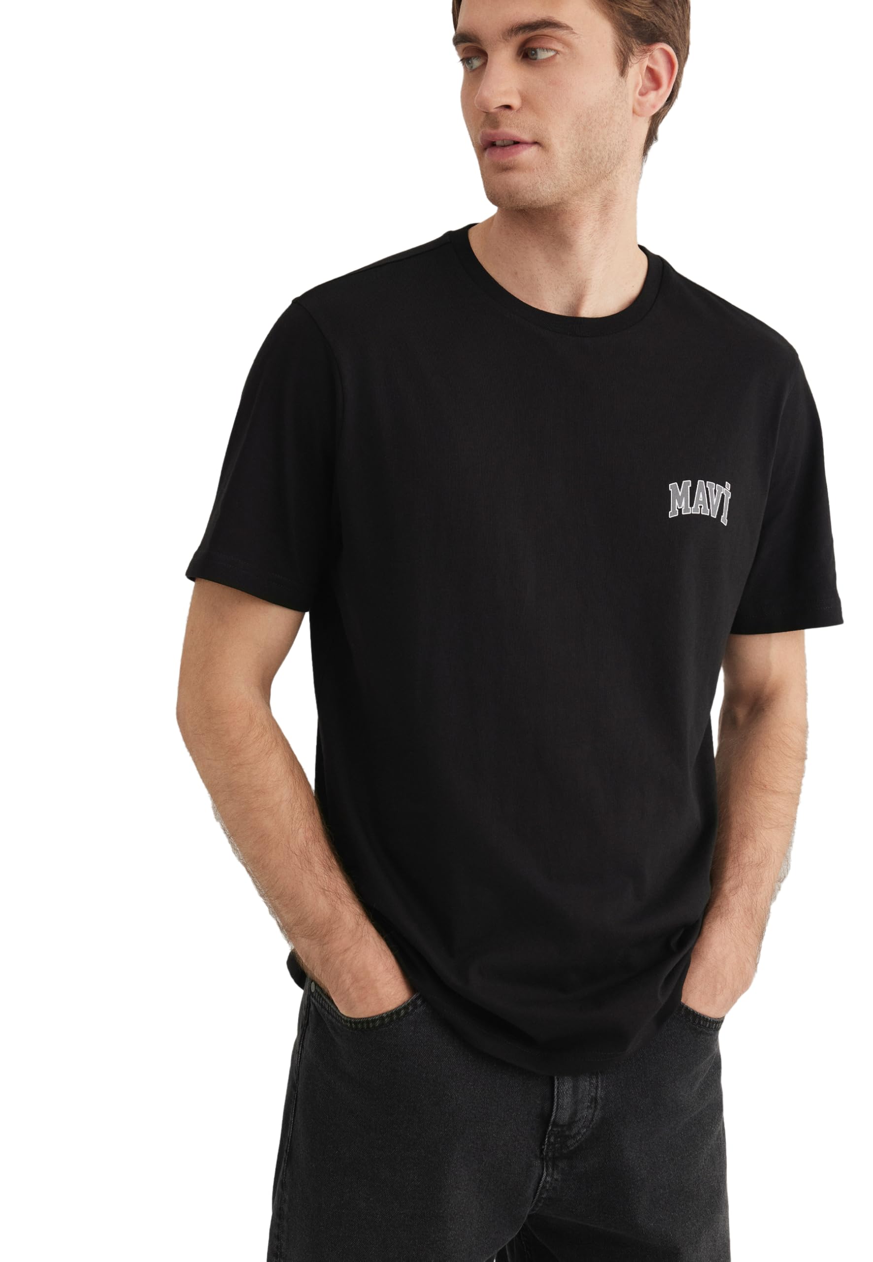 Mavi Herren Logo Tee T-Shirt