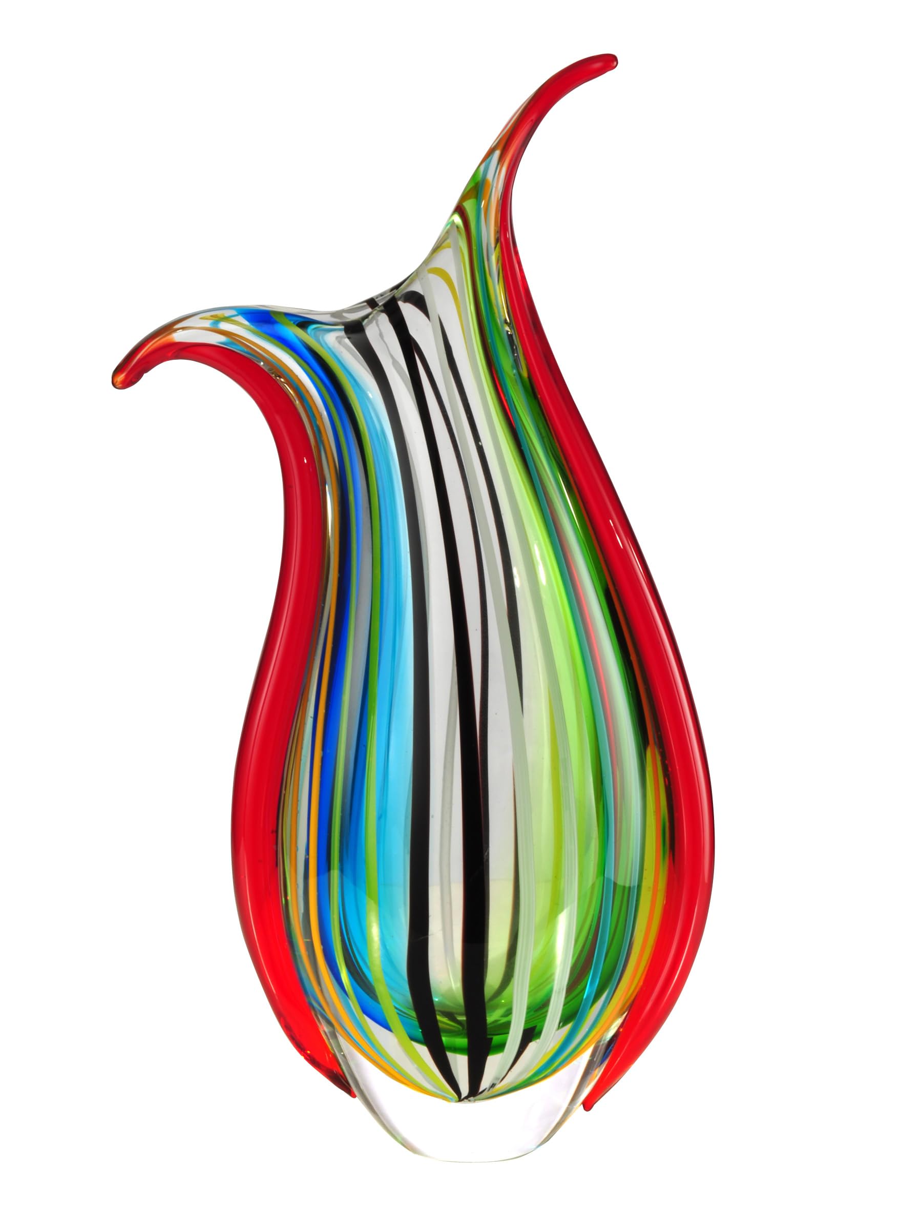 Dale TiffanyArt Glass Vase from Cambay Collection, Multicolor