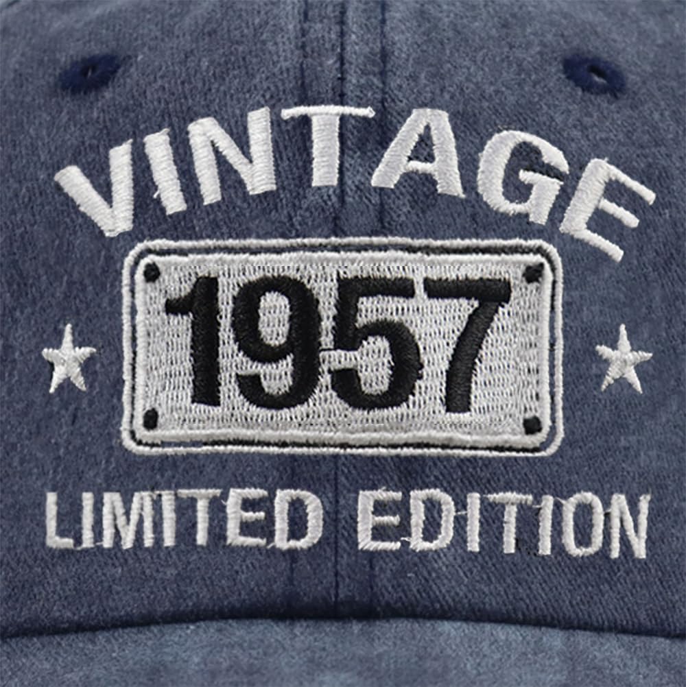 Vintage 1964 1963 1962 1961 1960 1959 1958 1957 1956 1955 Limited Edition Adjustable Embroidered Baseball Cap - Image 2
