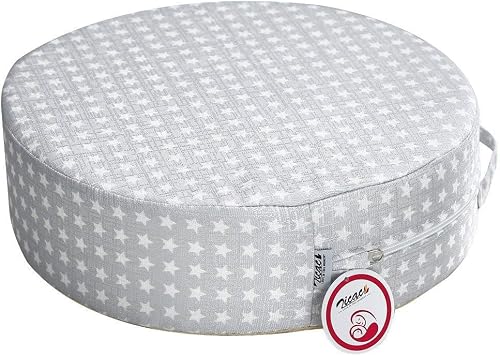 Rehausseur Chaise Enfant Bébé Coussin Anti-Dérapant Etoile Gris 