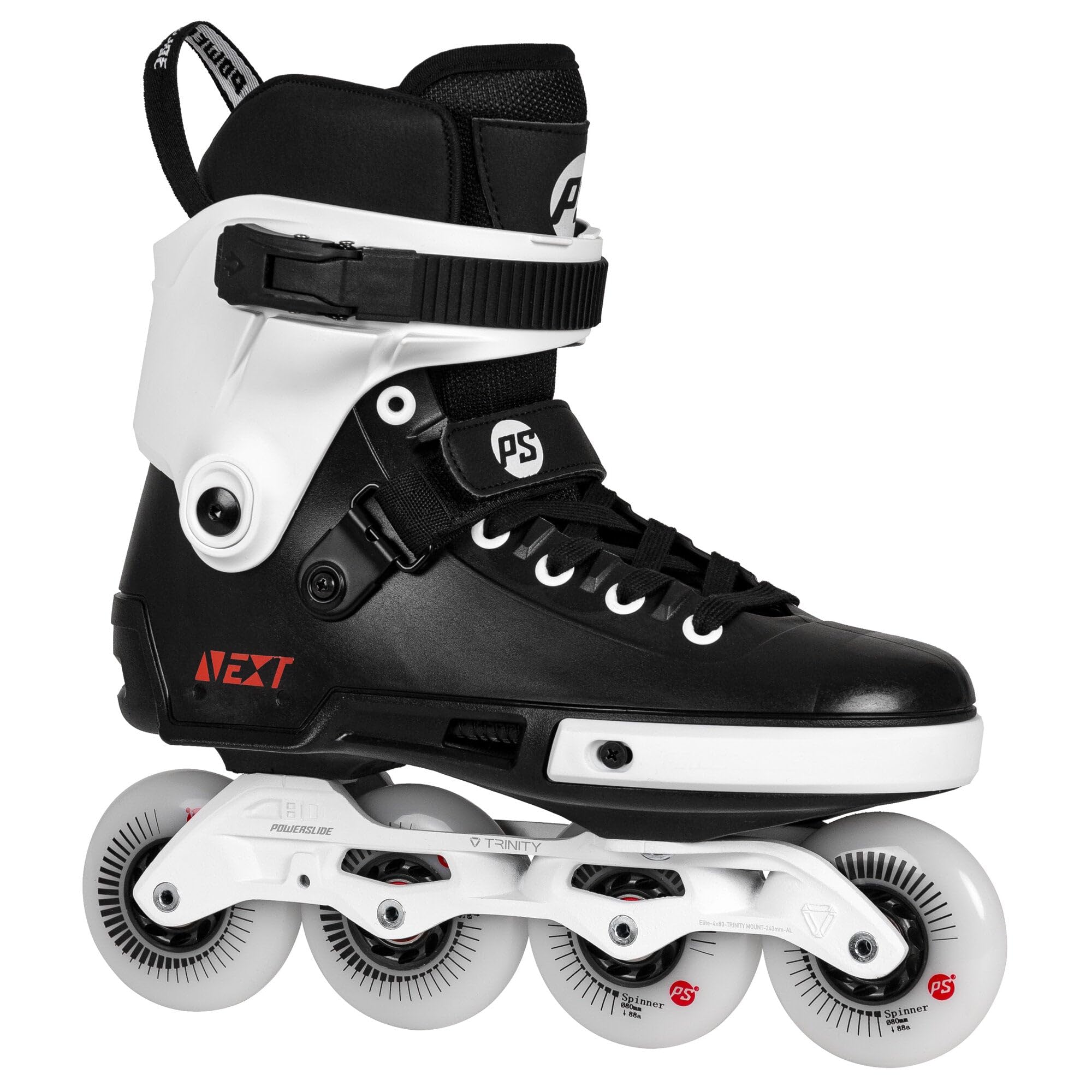 PS Next Core 80 Skates Black 12.0 - 12.5 (46-47)