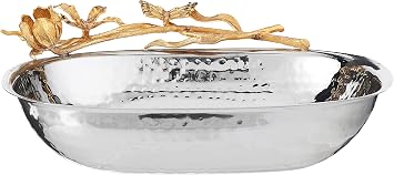Butterfly Large Square Bowl, 10.5"x2.75"