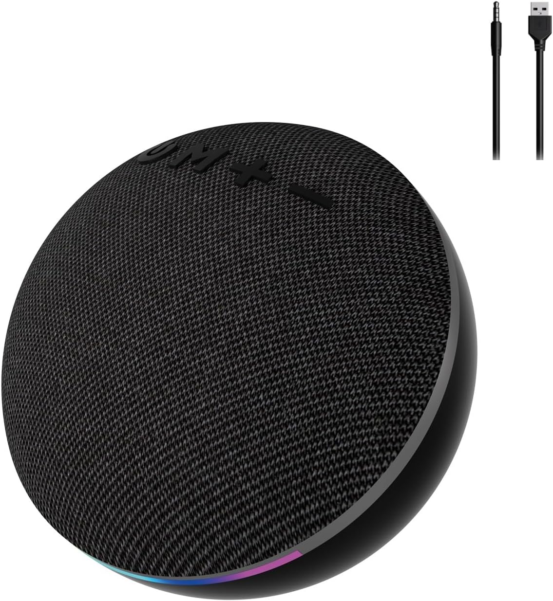 Enceinte PC SOULION R100 - Bluetooth 5.3, Lumières RGB, 2x5W, USB/Alim
