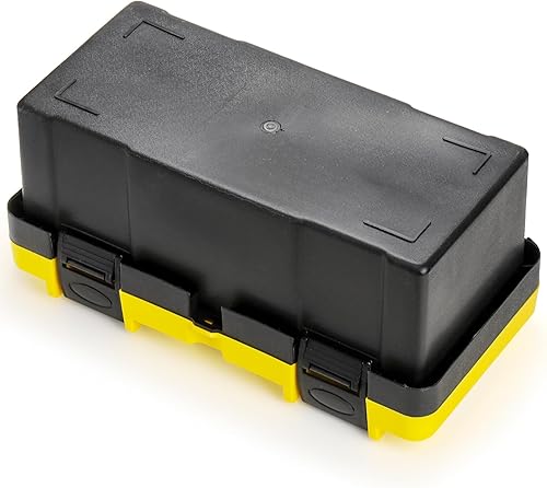 Miniatura 5 de Caja de herramientas de plástico de 16 pulgadas con asa, caja de herramientas portátil con bandeja extraíble y diseño con cerradura, organizador de