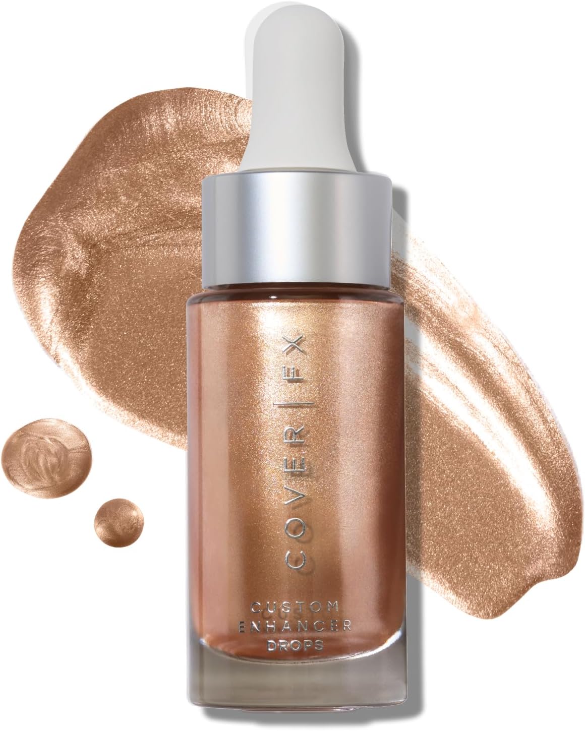 Custom Enhancer Drops - Sunlight: Classic Gold Finish - 15mL - Radiant Glow - Liquid Highlighter